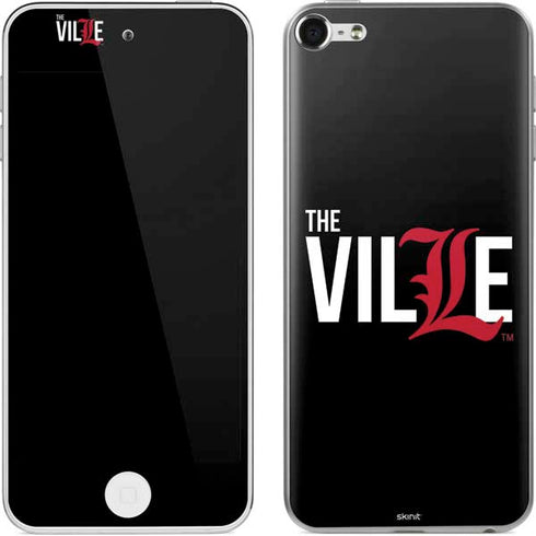 University of Louisville Black Background Apple iPod Skin