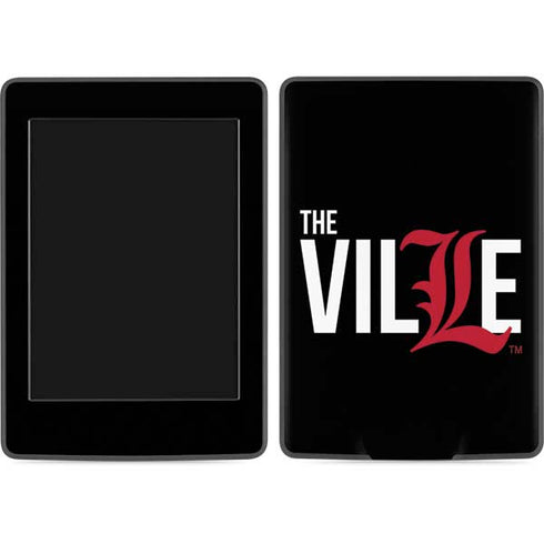 University of Louisville Black Background Amazon Kindle Skin