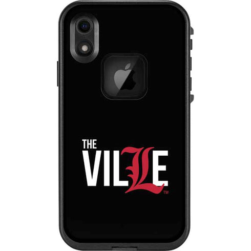 University of Louisville Black Background LifeProof Fre iPhone Skin