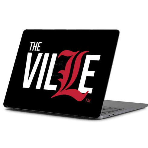 University of Louisville Black Background Apple MacBook Pro 13-inch Skin
