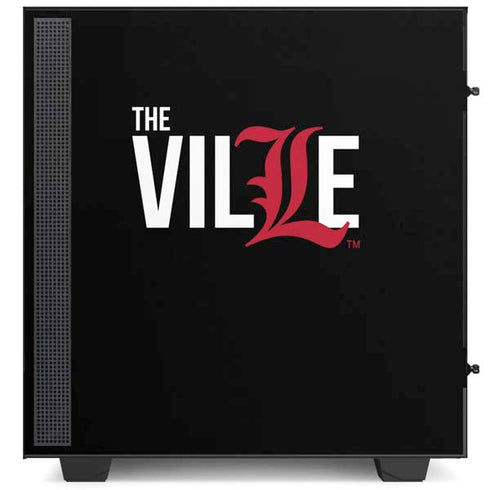 University of Louisville Black Background NZXT H510 Compact ATX Mid-Tower Case Skin