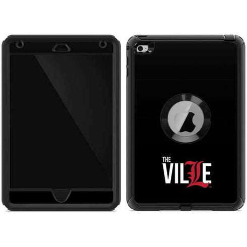 University of Louisville Black Background Otterbox Defender iPad Skin