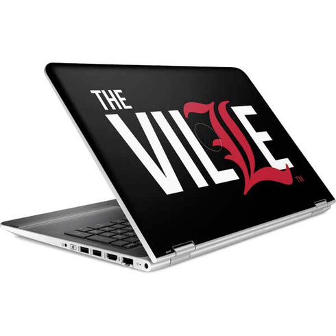 University of Louisville Black Background HP Pavilion Skin