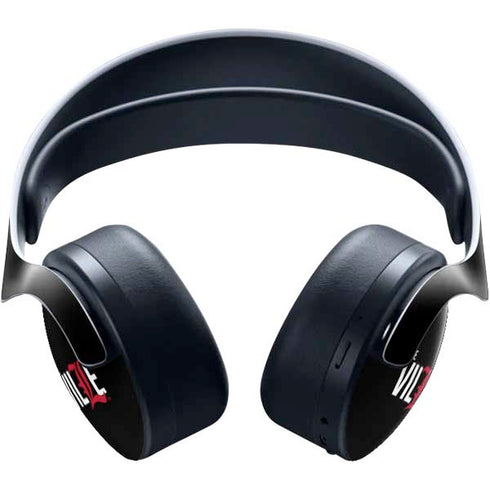 University of Louisville Black Background PULSE 3D Wireless Headset for PS5 Skin