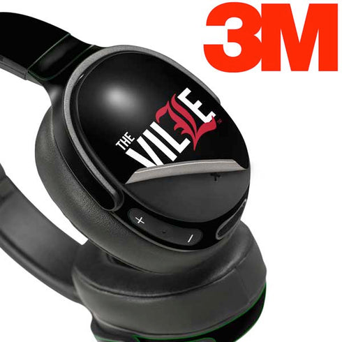 University of Louisville Black Background Skullcandy Venue Skin