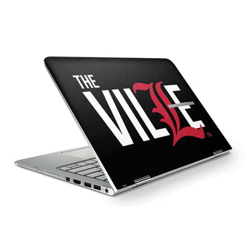 University of Louisville Black Background HP Spectre Skin