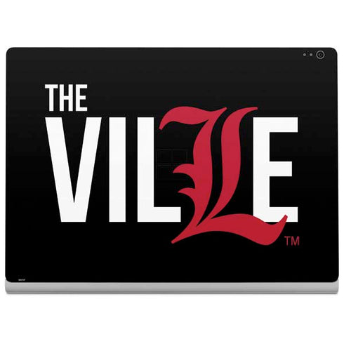 University of Louisville Black Background Surface Book 2 15in Skin