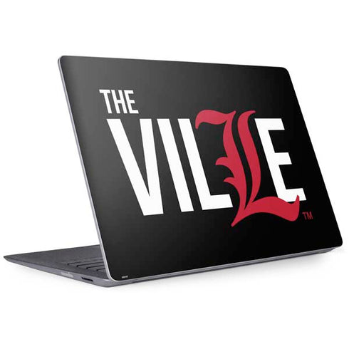 University of Louisville Black Background Surface Laptop 2 Skin