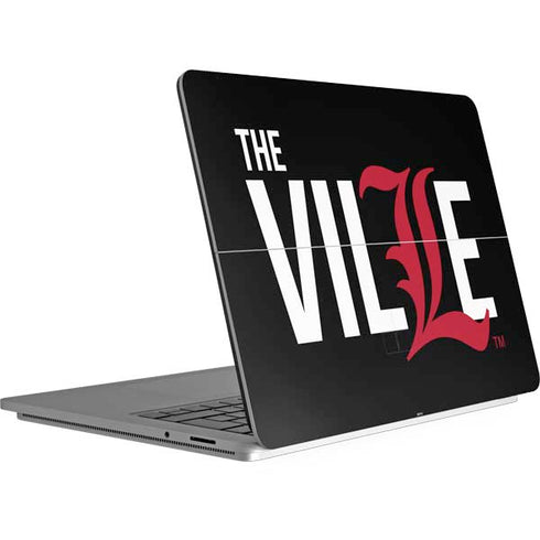 University of Louisville Black Background Surface Laptop Studio Skin