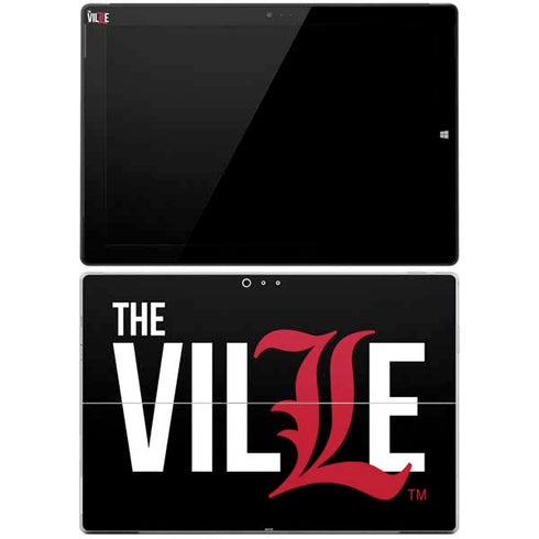 University of Louisville Black Background Surface Pro 3 Skin