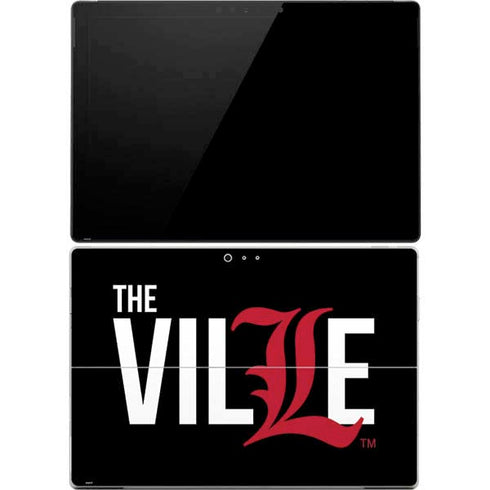 University of Louisville Black Background Surface Pro 4 Skin