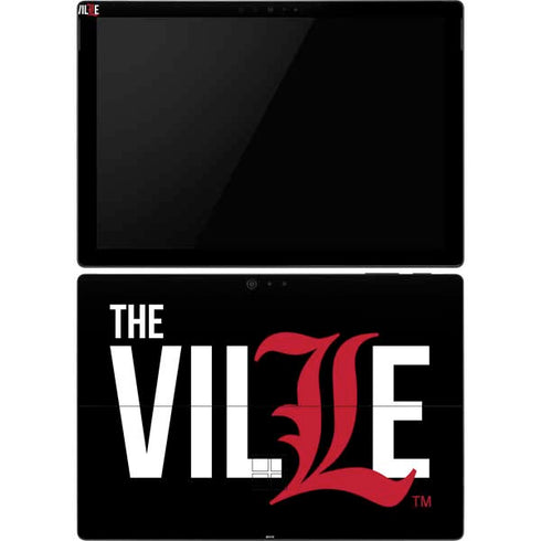 University of Louisville Black Background Surface Pro 6 Skin