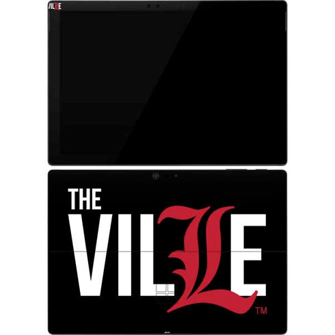 University of Louisville Black Background Surface Pro 7 Skin
