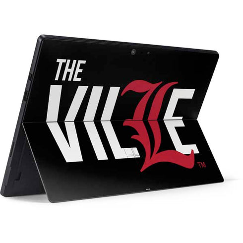 University of Louisville Black Background Surface Pro 7 Skin