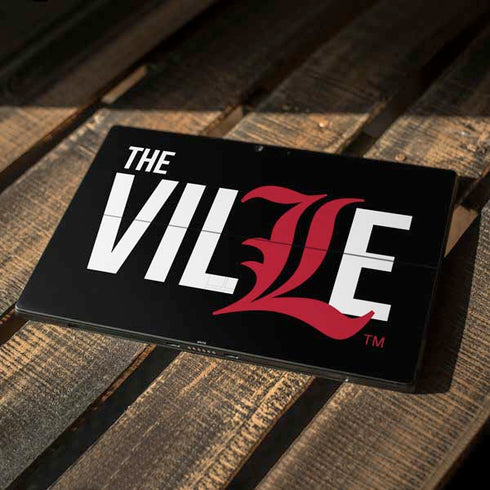 University of Louisville Black Background Surface Pro 7 Skin