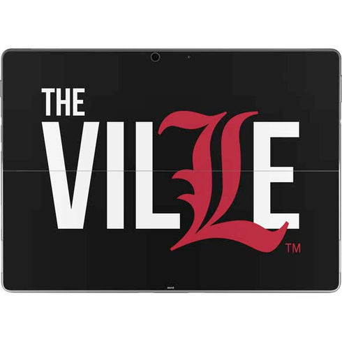 University of Louisville Black Background Surface Pro 9 Skin