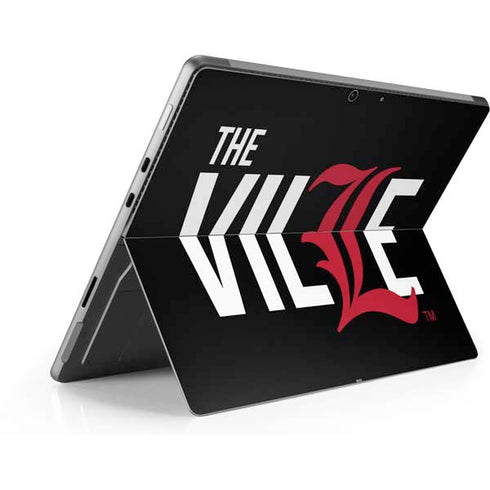 University of Louisville Black Background Surface Pro 9 Skin