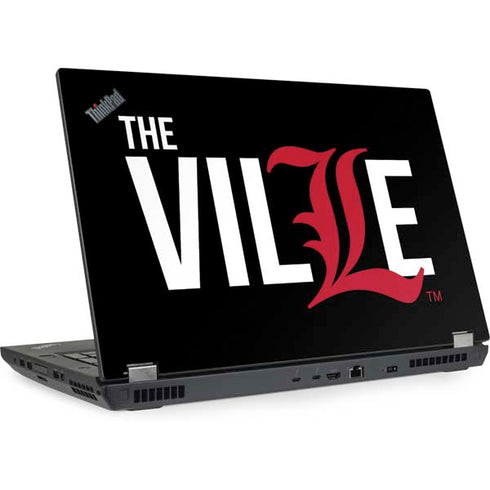 University of Louisville Black Background Lenovo ThinkPad Skin