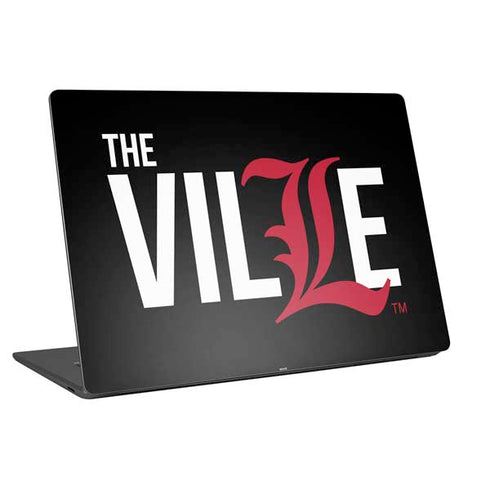 University of Louisville Black Background Universal Laptop 16.6in (13.4 x 9.7in) Skin