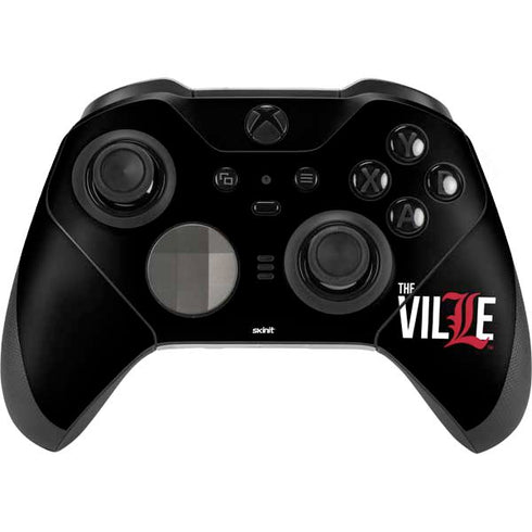 University of Louisville Black Background Xbox Elite Wireless Controller Series 2 Skin