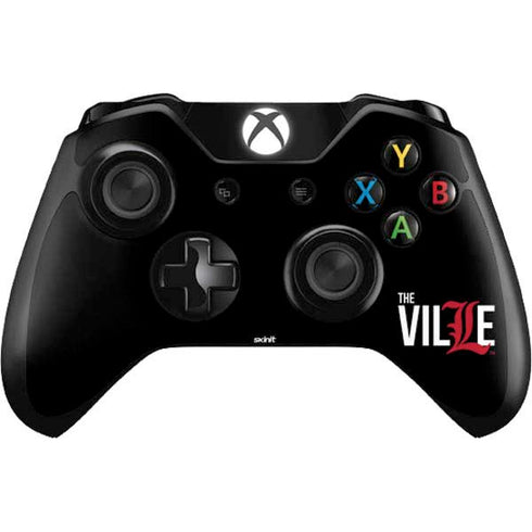 University of Louisville Black Background Xbox One Controller Skin