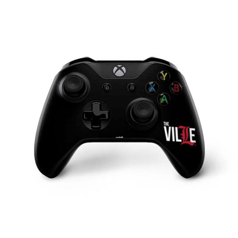 University of Louisville Black Background Xbox One X Bundle Skin