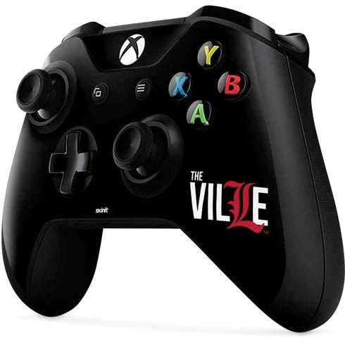 University of Louisville Black Background Xbox One X Controller Skin