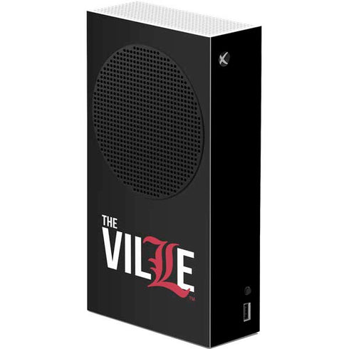University of Louisville Black Background Xbox Series S Console Skin