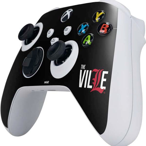 University of Louisville Black Background Xbox Series S Controller Skin