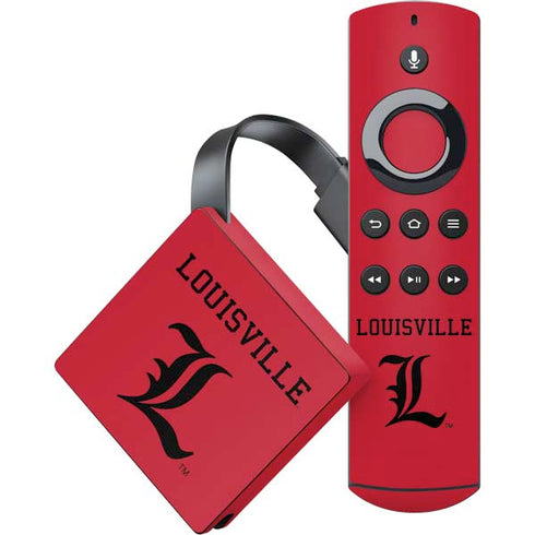 University of Louisville Cardinals Amazon Fire TV Skin