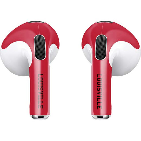 University of Louisville Cardinals Apple AirPods (3rd Gen 2021) Skin