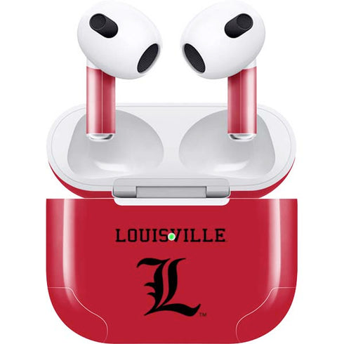 University of Louisville Cardinals Apple AirPods (3rd Gen 2021) Skin