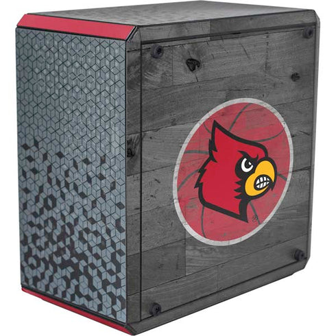 University of Louisville Cardinals Basketball Cooler Master MasterBox Q300L Mini Tower Skin