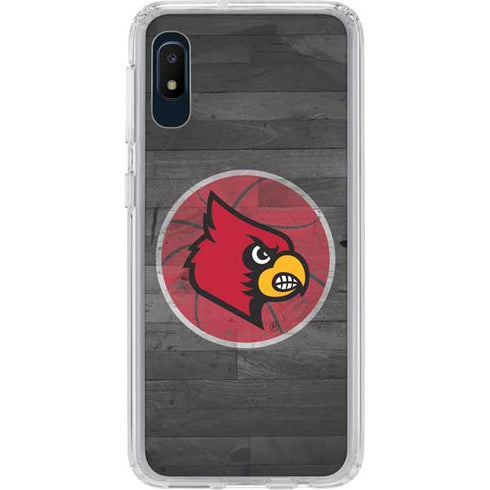 University of Louisville Cardinals Basketball Galaxy A10e Clear Case