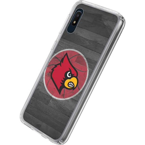University of Louisville Cardinals Basketball Galaxy A10e Clear Case