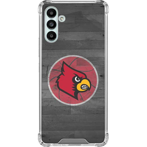 University of Louisville Cardinals Basketball Galaxy A13 5G Clear Case