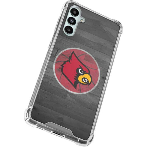 University of Louisville Cardinals Basketball Galaxy A15 5G Clear Case