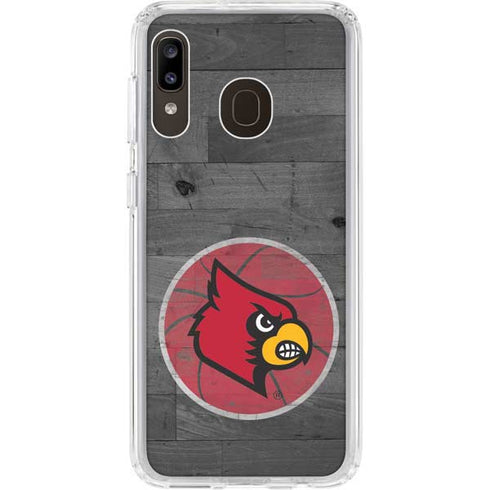 University of Louisville Cardinals Basketball Galaxy A20 Clear Case