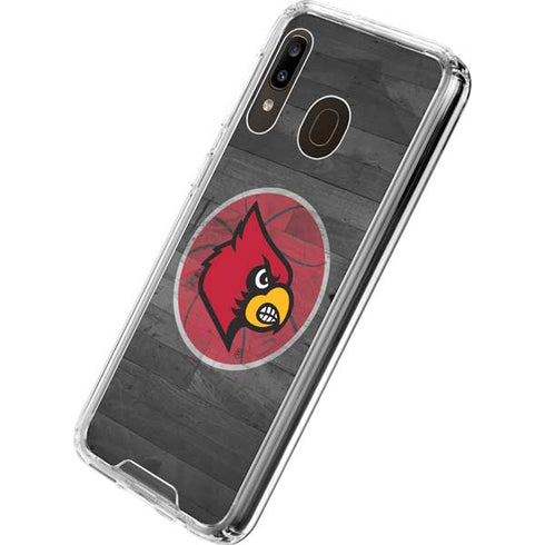 University of Louisville Cardinals Basketball Galaxy A30 Clear Case