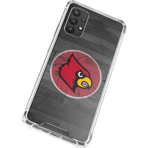 University of Louisville Cardinals Basketball Galaxy A32 5G Clear Case
