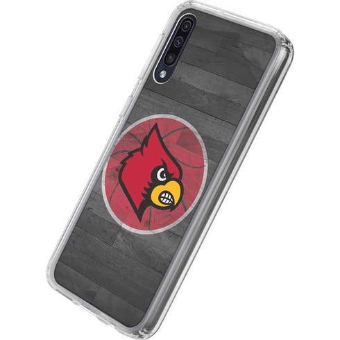 University of Louisville Cardinals Basketball Galaxy A50 Clear Case