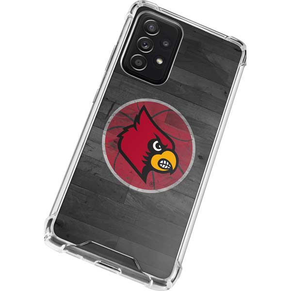 Skinit Clear Phone Case Compatible with iPhone 11 - Officially Licensed  College Louisville Cardinals Basketball Design