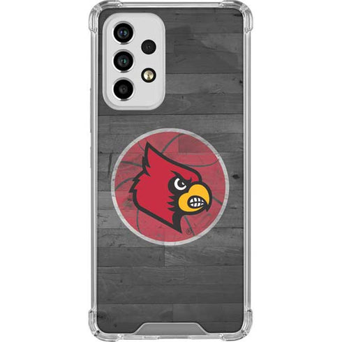 University of Louisville Cardinals Basketball Galaxy A53 5G Clear Case