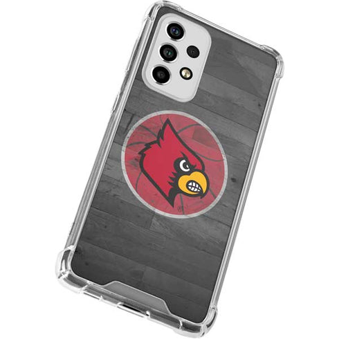 University of Louisville Cardinals Basketball Galaxy A53 5G Clear Case
