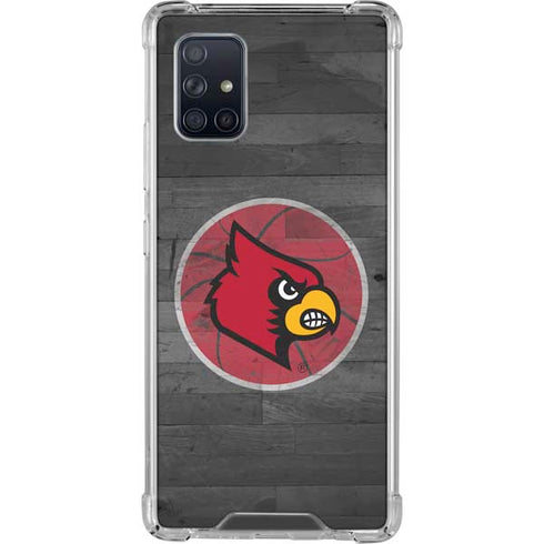 University of Louisville Cardinals Basketball Galaxy A71 5G Clear Case