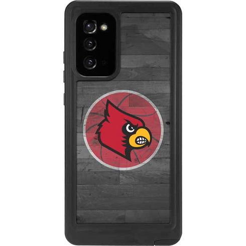 University of Louisville Cardinals Basketball Galaxy Note20 5G Waterproof Case