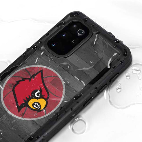 University of Louisville Cardinals Basketball Galaxy S20 Plus Waterproof Case