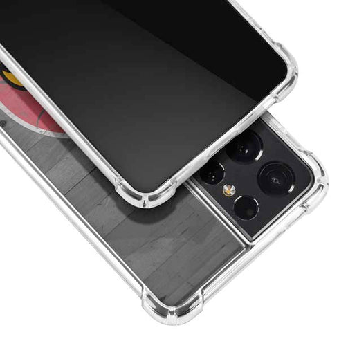 University of Louisville Cardinals Basketball Galaxy S21 Ultra 5G Clear Case