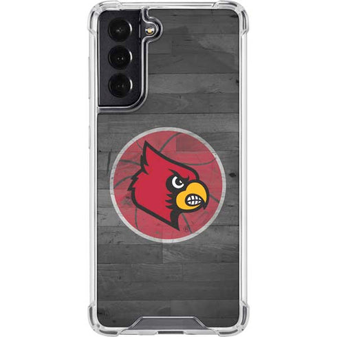 University of Louisville Cardinals Basketball Galaxy S22 Clear Case