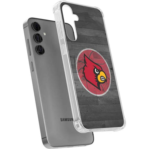 University of Louisville Cardinals Basketball Galaxy S24 Plus Clear Case